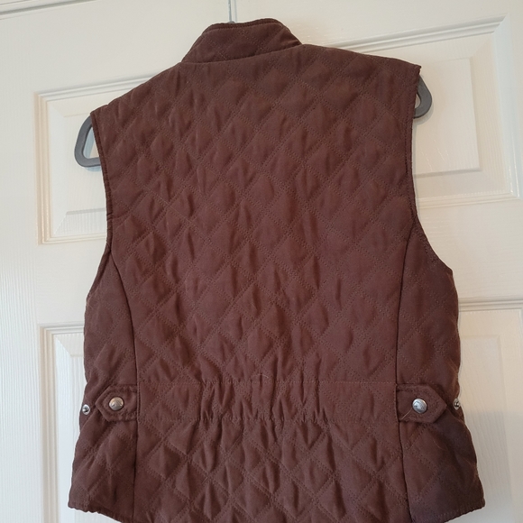 Dublin Jackets & Coats Dublin Womens Equestrian Quilted Brown Vest